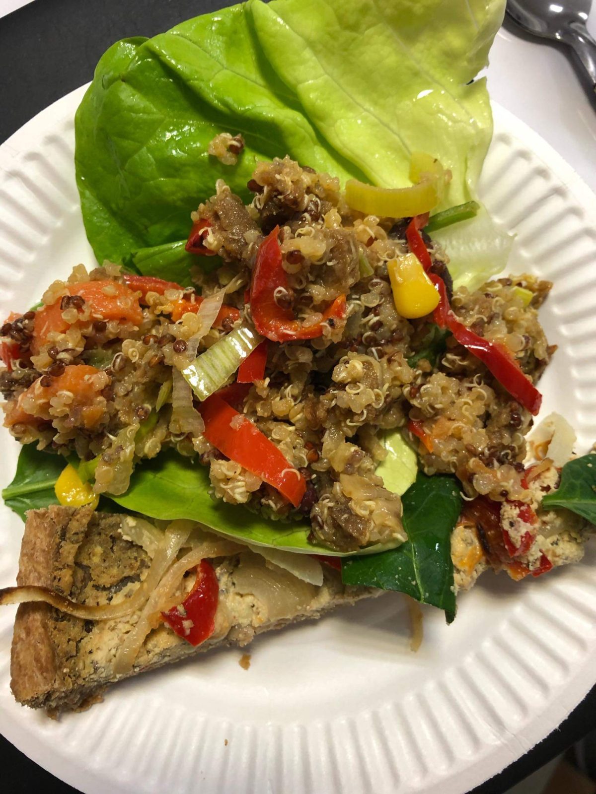 Vegánsky quiche